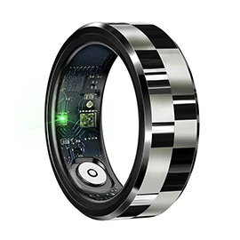 New R9 Smart Ring Charging Case Photo Capture, Blood Oxygen Monitoring, Sleep Tracking, Heart Rate Monitoring, Activity Mode For Men