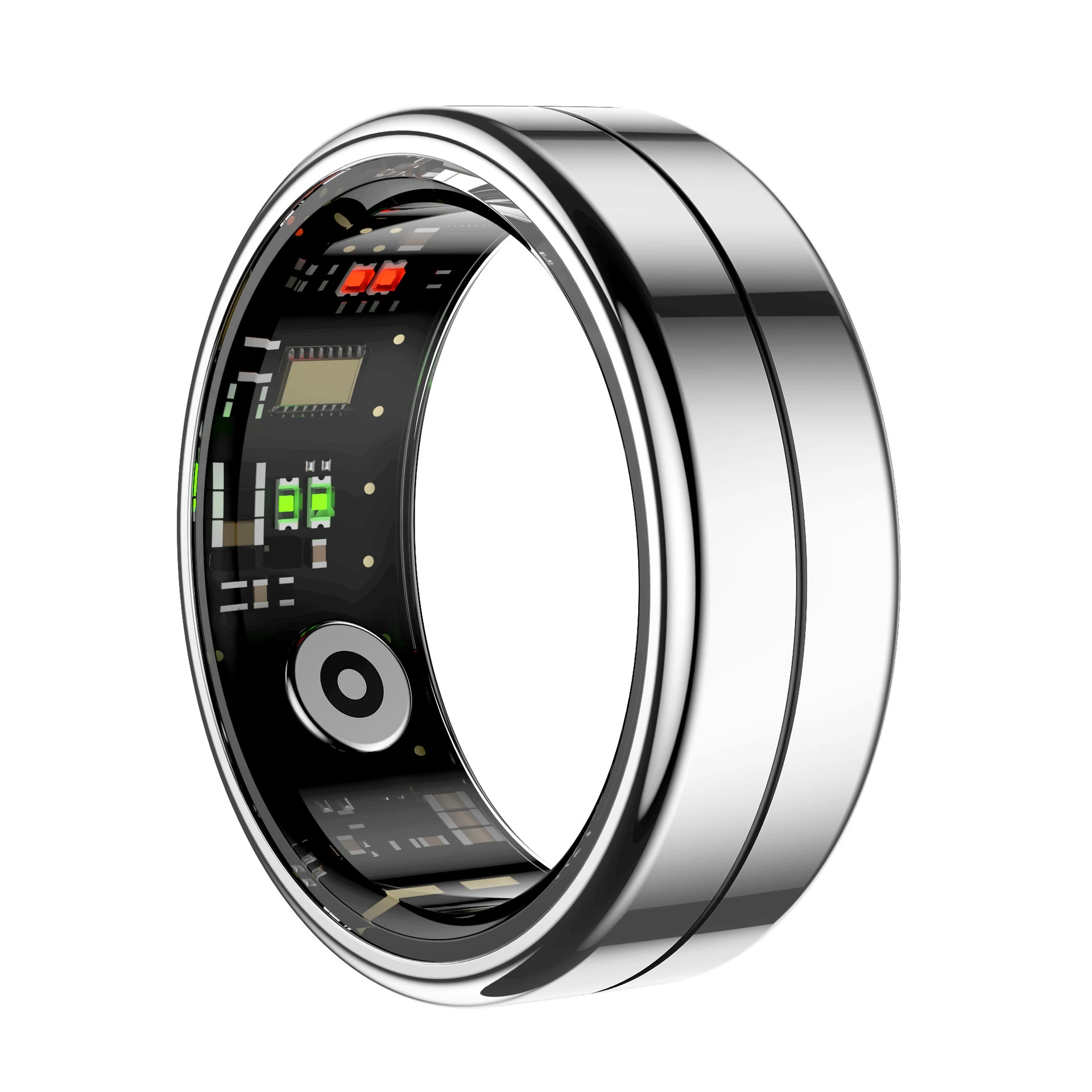 New R04 Smart Ring Charging Case with Digital Sleep Monitoring, Remote Photo Capture, Step Counting, and Calorie Tracking Technology