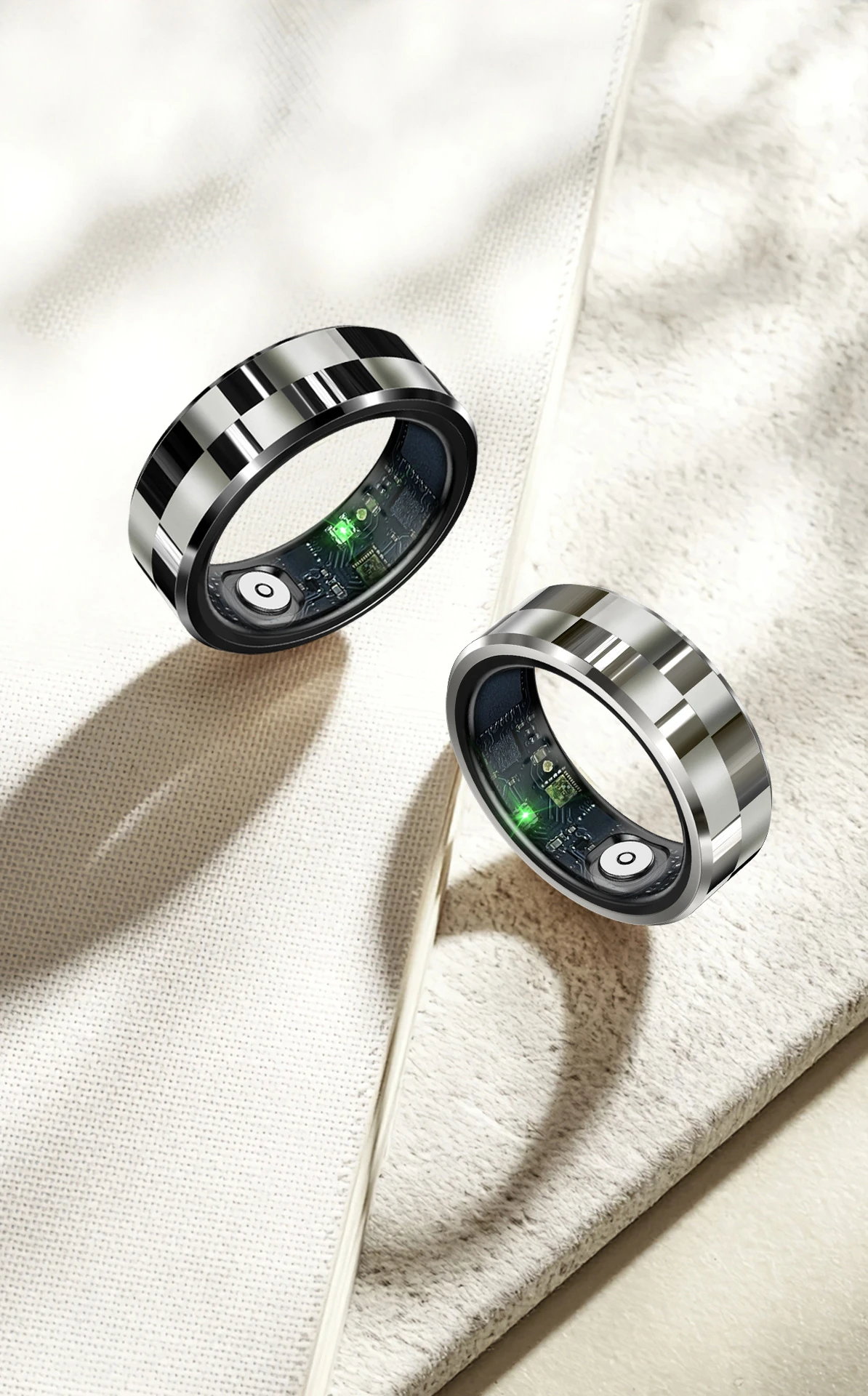 New R9 Smart Ring Charging Case Photo Capture, Blood Oxygen Monitoring, Sleep Tracking, Heart Rate Monitoring, Activity Mode For Men