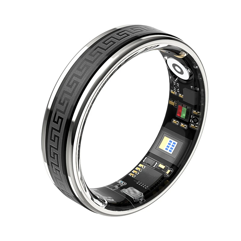 New 360-degree rotating stress-relieving intelligent ring for heart rate and blood oxygen monitoring and remote care Smart ring