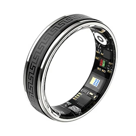 New 360-degree rotating stress-relieving intelligent ring for heart rate and blood oxygen monitoring and remote care Smart ring