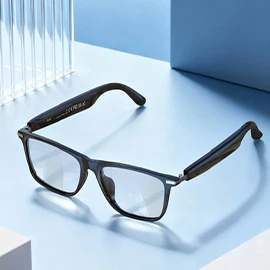 AI translation intelligent Bluetooth glasses - GS20 - Color-changing lenses - The lenses can be replaced for driving and listening to music