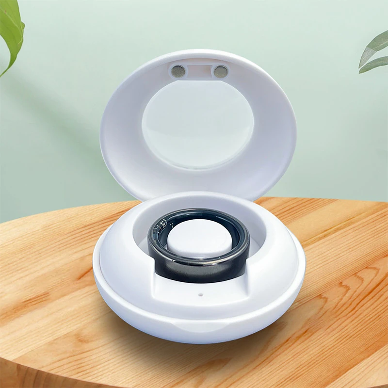 Mini Smart Ring with Display, Magnetic Charging Case, Universal Charging, Built-in Battery, High-Capacity Power Supply