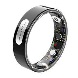 New ECG Smart Ring: Monitors Heart Rate, Blood Oxygen Levels, and Body Temperature for Remote Health Monitoring