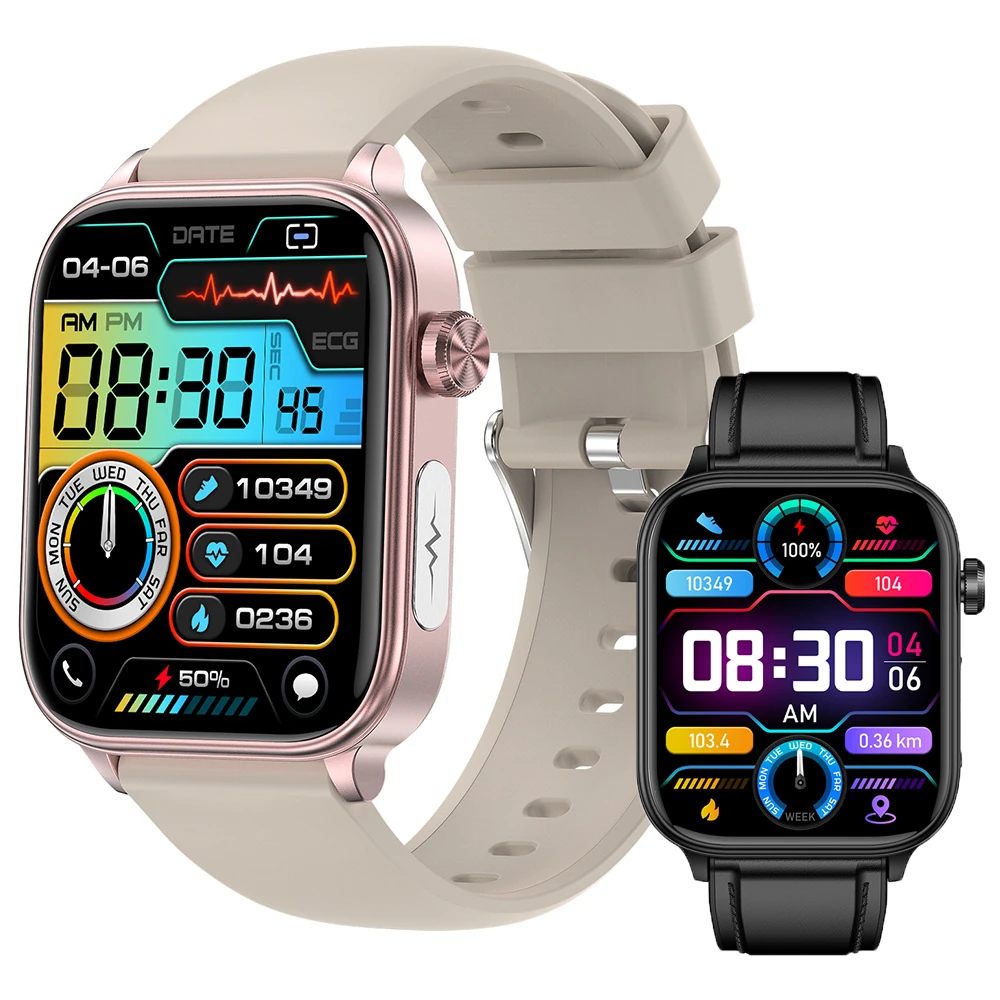 New ET570 Smartwatch: Bluetooth Calling, ECG, Non-invasive Blood Glucose Monitoring, and True Blood Oxygen Measurement