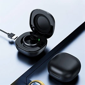 Best-selling Mini Smart Ring Charging Case with Magnetic Charging, Universal Fit, Built-in Battery