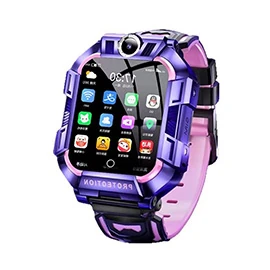 Children's Smartwatch with Large Rotating Screen and Dual Cameras&mdash;Designed for Middle School Students, All-Network Compatible with GPS Tracking