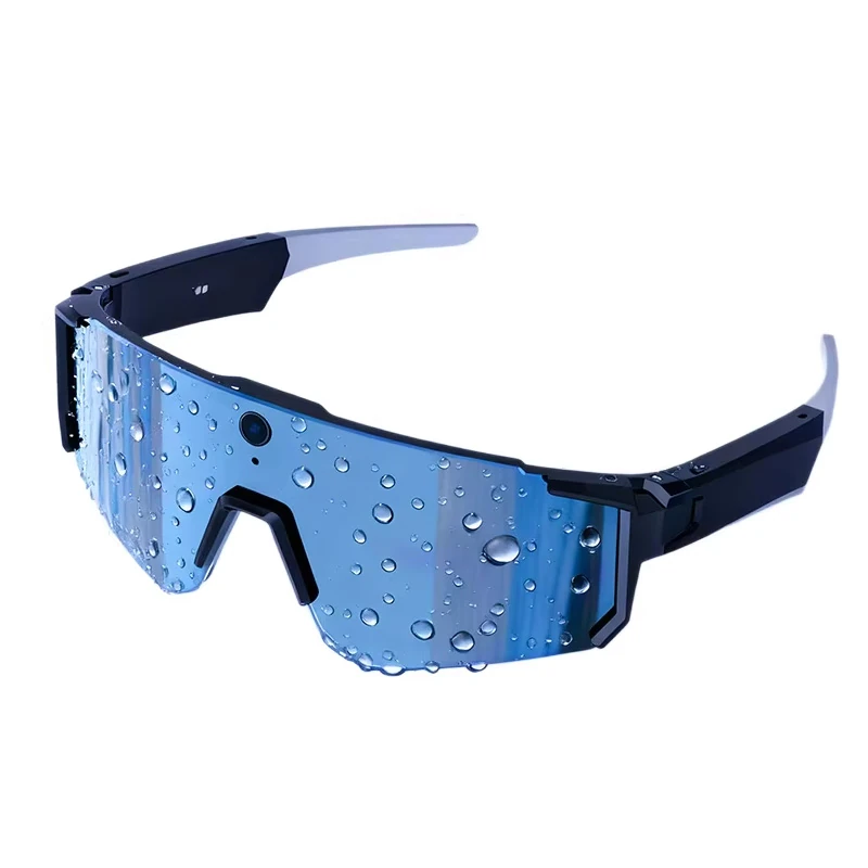 V06 New Sports Outdoor Cycling AI Smart Sunglasses: Polarized Sunglasses with 8MP Camera for Photos and Video Recording