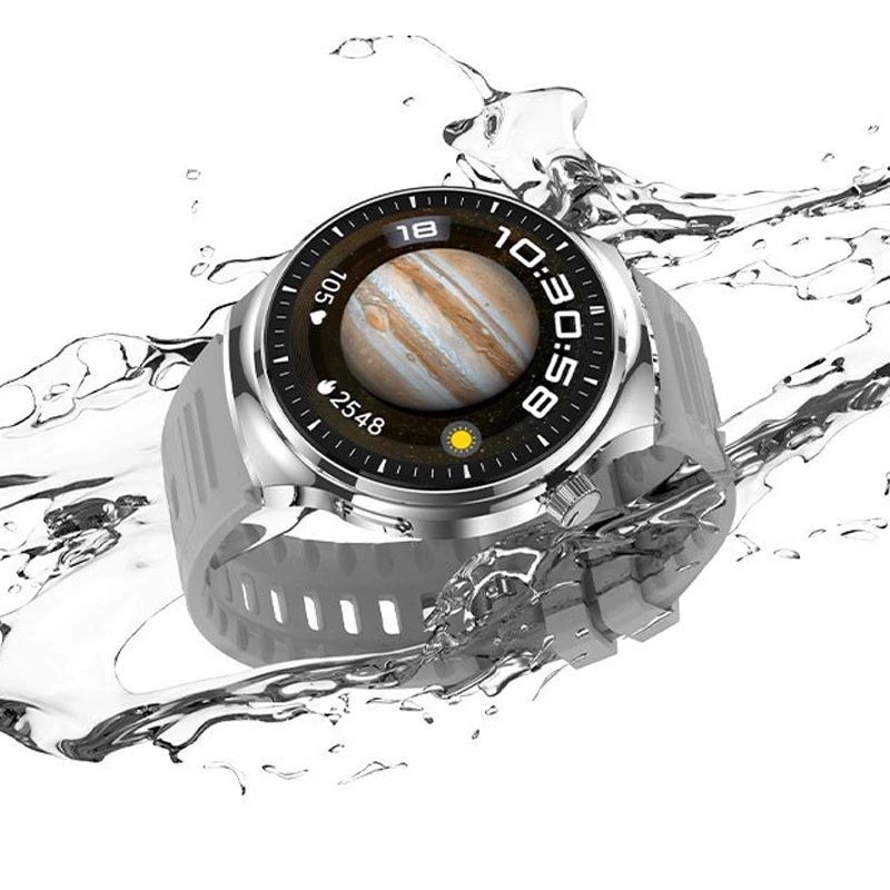 Smartwatch for Blood Glucose, Lipid, and Blood Pressure Monitoring | Round-Screen Legendary Master ECG and Heart Rate Wristband