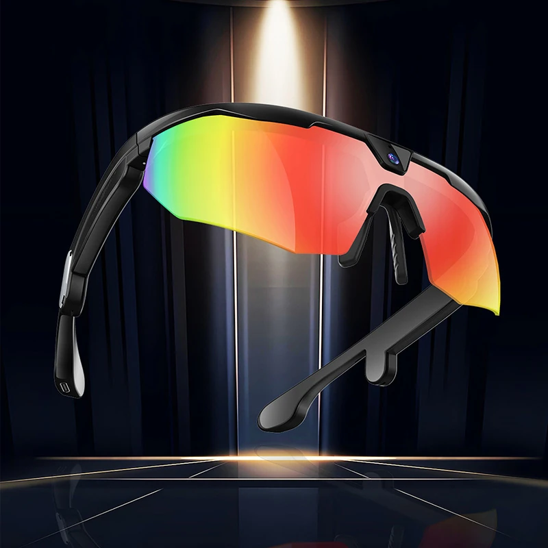 New W640 Cycling Bluetooth Sports AI Smart Glasses: Photo, Object Recognition, Video Recording, Navigation, and Anti-Shake