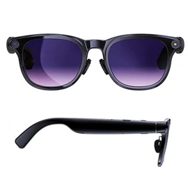 A2 Trending AI-Powered Camera with Photo and Video Features, Voice Recording, Music Playback, and Gradient Design:  Smart Glasses