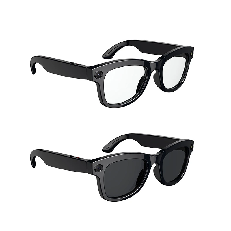 AI-powered M01 Pro: Cutting-edge camera, photo and video recording, voice recording, Bluetooth music playback, smart glasses