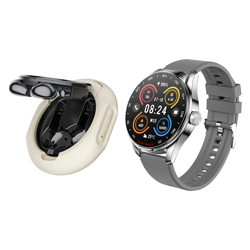 D9 INTELLIGENT WATCH Wisdom flagship, trendsetter Independent silicone protective compartment | earphone watch combined withdual mode call  | Multi-latitude health monitoring