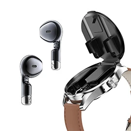 D9 INTELLIGENT WATCH Wisdom flagship, trendsetter Independent silicone protective compartment | earphone watch combined withdual mode call  | Multi-latitude health monitoring