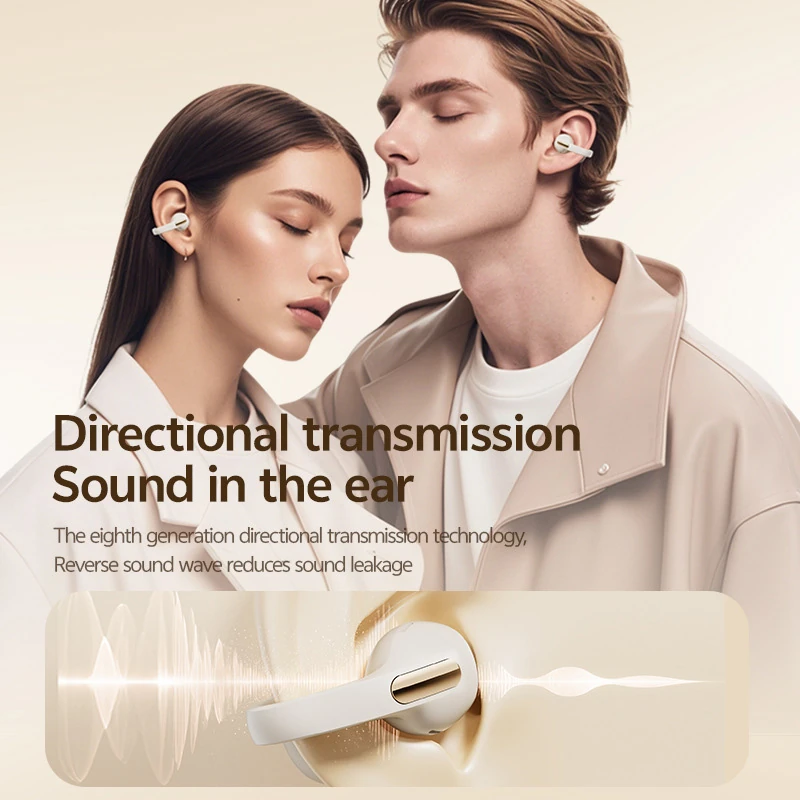 N03 Model: Leak-Proof Earhook-Style Bluetooth Headphones with Bone Conduction, Ideal for Sports, Ultra-Long Battery Life, Stylish Design, Unisex