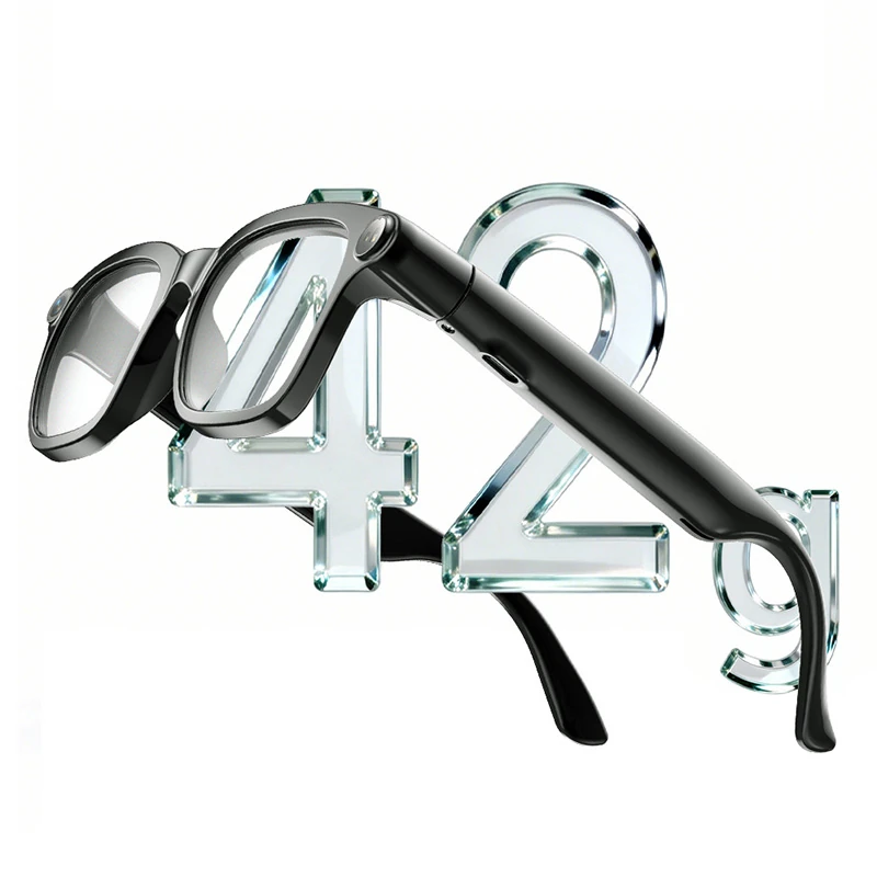 M08 Smart Glasses with Camera, Color-Changing in Light, Bluetooth Calling, and AI Conversation Translation