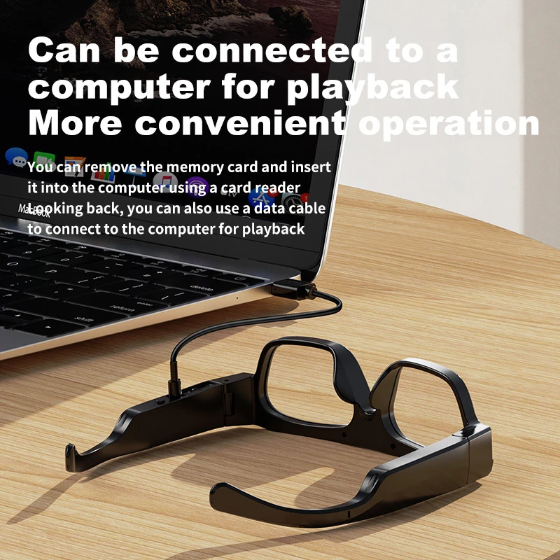 XV18 AI Glasses: Cutting-edge technology, translation, Bluetooth, camera, photography, outdoor use, windproof, SD card slot, video recording, smart features