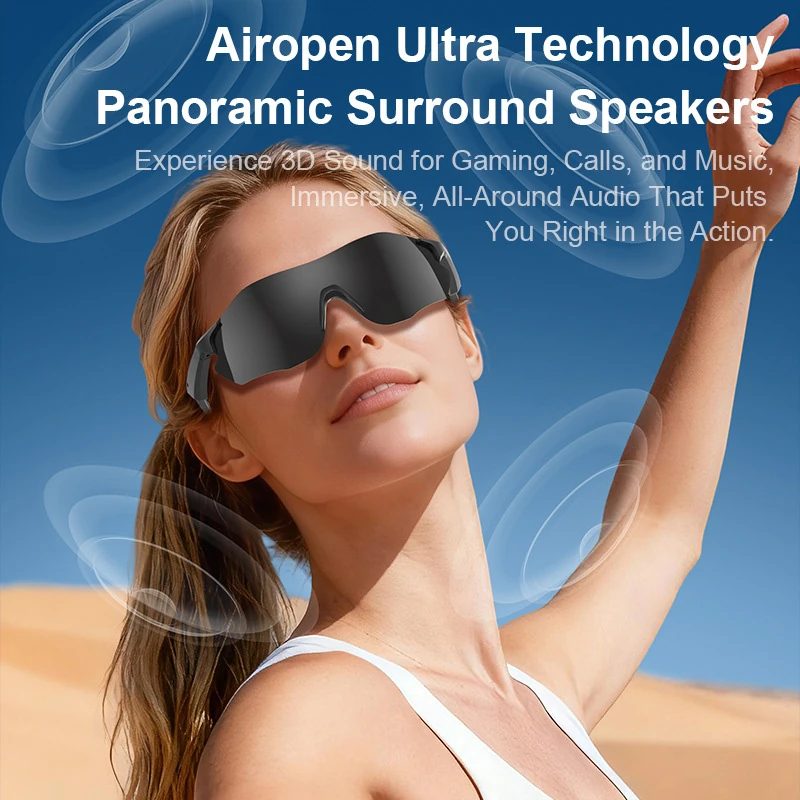 S2 AI Smart Glasses Lightweight, Auto-Tinting AI Glasses with Smart Real-Time Simultaneous Translation&mdash;Glasses and Earbuds in One