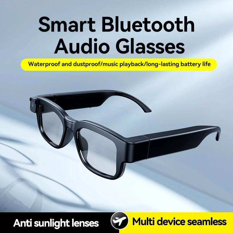 G01 AI Smart Glasses with Camera: 5-Megapixel Photo and Video Capture, Video Calls, Translation, and AI Q&A