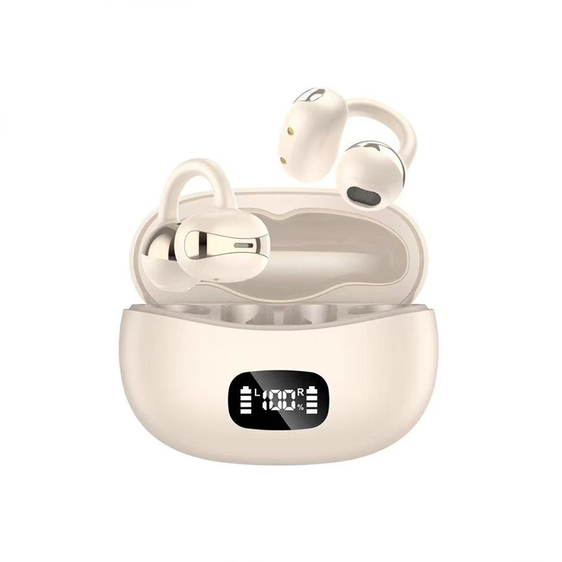 XYG20 Ear Clip Earring-Style OWS Smart Bluetooth Headphones: Open-Ear Bass-Boosting Earbuds (Non-In-Ear)