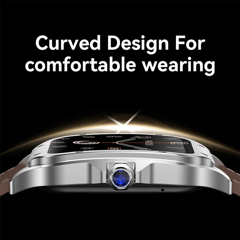 GT6 AMOLED SmartWatch, WhatsApp replies, Bluetooth calls, health monitoring 1.78-inch curved display
