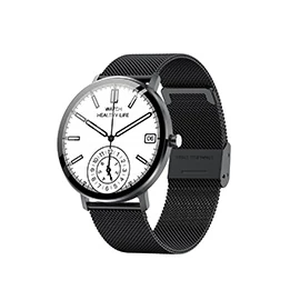 DW AMOLED Smartwatch: WhatsApp, Bluetooth Calling, Health Monitoring, NFC，Circular