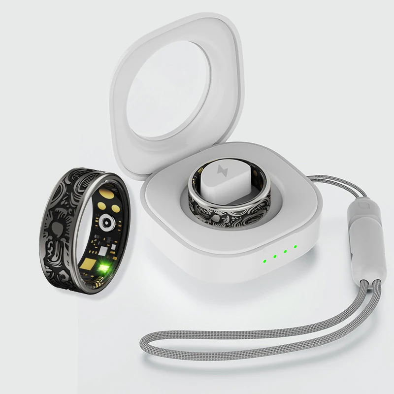 R16 Smart Ring: Heart Rate, Blood Oxygen, Sleep, Step Counting, Multi-Sport Tracking, Smart Photo Capture