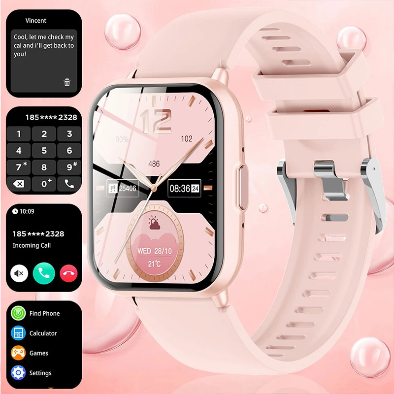 Z169 Smartwatch: Heart Rate, Blood Oxygen, and UV Protection for Men and Women&mdash;Health Monitoring and Fitness Watch