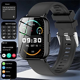Z169 Smartwatch: Heart Rate, Blood Oxygen, and UV Protection for Men and Women&mdash;Health Monitoring and Fitness Watch