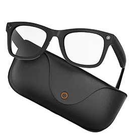 MT5 Ultra AI Smart Glasses: 8-megapixel camera, video recording, music playback, real-time translation, and charging case included