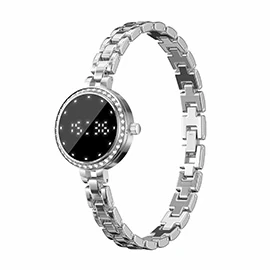 L6 Smart Women's Bracelet: Call and Message Alerts, Multiple Exercise Modes, Heart Rate, Blood Oxygen, and Sleep Monitoring