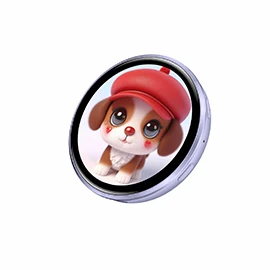 H01 Bluetooth electronic badge Cyber Anime Valley Ziba Jia merchandise cheer light video playback High-definition display 