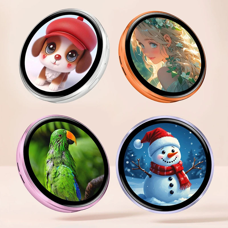 H01 Bluetooth electronic badge Cyber Anime Valley Ziba Jia merchandise cheer light video playback High-definition display 