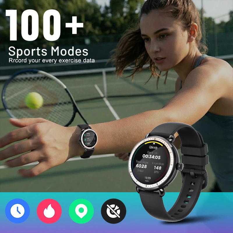 T80 Kids' Smartwatch 1.04-inch, Multiple Colors, Bluetooth Calling, Heart Rate, Blood Oxygen, and Sleep Monitoring