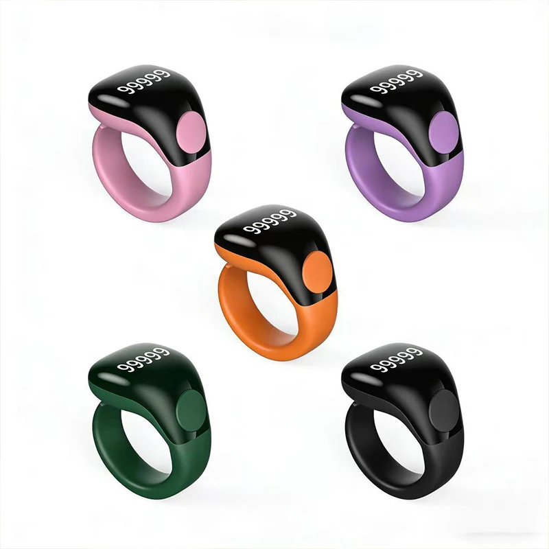 T1 Smart Ring with OLED Screen: Multifunctional 3-in-1 Digital Counter with Time Reminder and Bluetooth App Counting