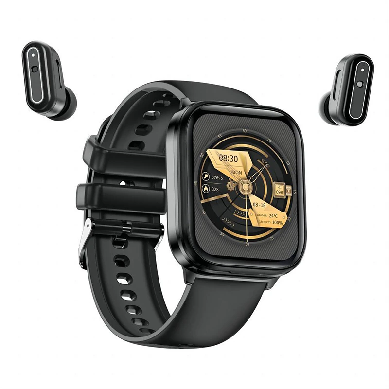 X9 Smartwatch and Bluetooth Headset 2-in-1 with 1.85-inch Screen, TWS for Calls and Music, Cross-Border Slim and Lightweight Flip-Style 