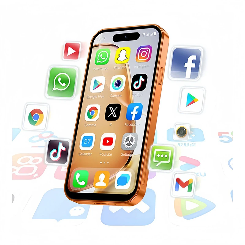 A18 Pro GPS Lingdongdao Global Band 4.0 Display Android 12 Mini Smart Phone  Google Play Store