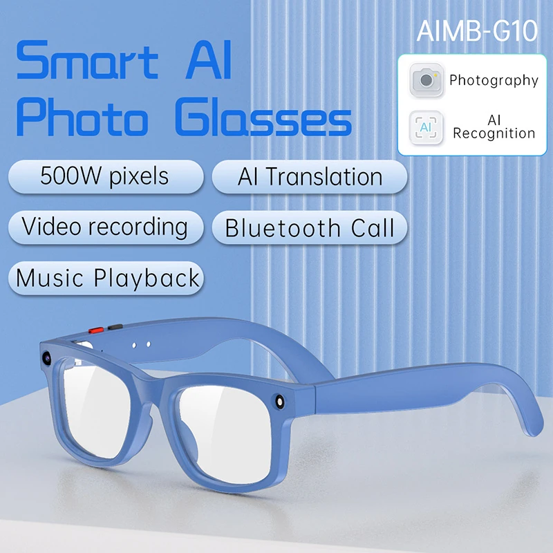 G10 S2 Max Smart Glasses: 5-megapixel smart glasses with video and photo recording capabilities, featuring AI translation