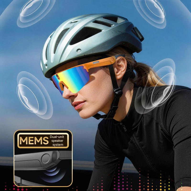 L805 Smart Glasses: 8-Megapixel Camera, Dual Microphones with Noise Cancellation, AI Object Recognition, and High-Definition Audio