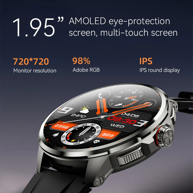 H99 Smartwatch Global Band Circular  Cellular 4G/5G SIM Card TikTok