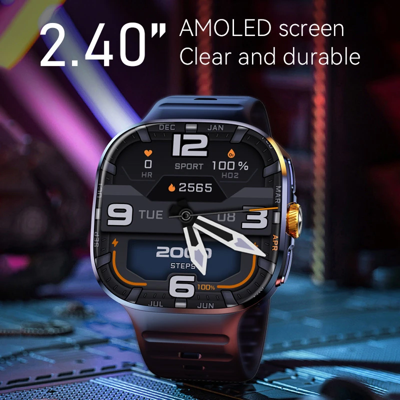 M99 Smartwatch Large-Screen Global Band Round Cellular 4G/5G SIM-Compatible Fast-Charging 