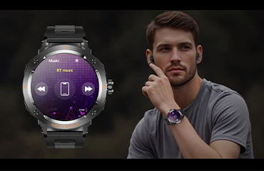 Cutting-edge "earbud compartment on the wrist"&mdash;redefining the wearable ecosystem.