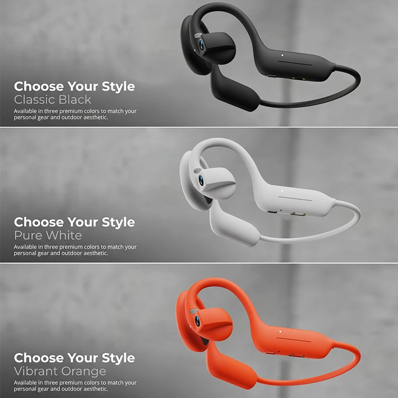 C03 Smart Camera Bluetooth Headset: HD Photo & Video, Translation Earphones for Outdoor Cycling, Hiking, and Trekking