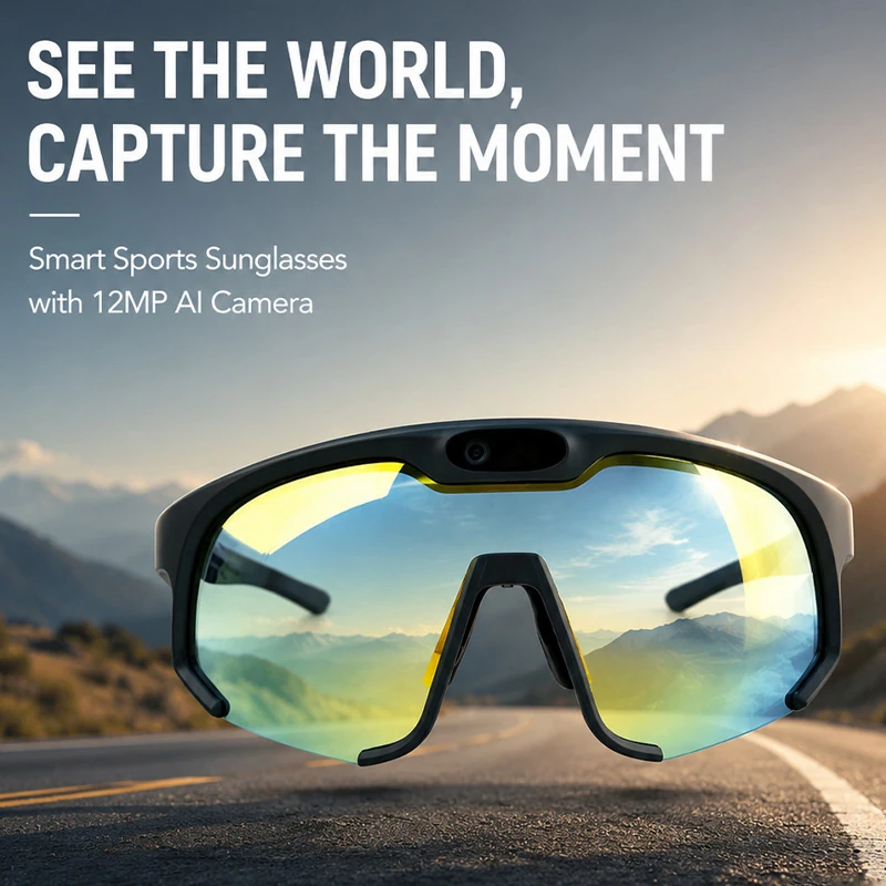 G09 Ultra AI Smart Cycling Glasses: HD Photo & Video &ndash; Ideal for Outdoor Hiking and Running