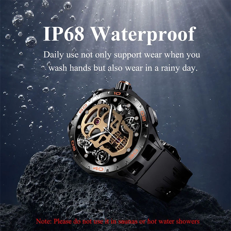 S03 Men's Waterproof AI Smartwatch &ndash; Multifunctional Bluetooth Watch with Health Features