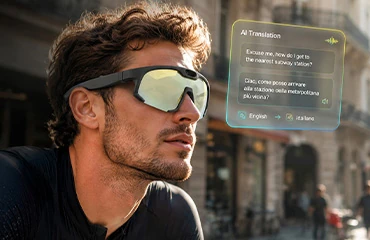 One pair of glasses, three industries mastered! These 6-axis AI glasses with image stabilization help you easily land major deals across cycling, cultural tourism, and foreign trade.