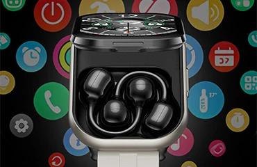Say goodbye to excess inventory of standalone earbud cases! The 2.01-inch 2-in-1 smartwatch redefines the profit ceiling for wholesale 3C wearables.
