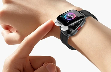 Say goodbye to excess inventory of standalone earbuds! The  1.3-inch 2-in-1 smartwatch redefines the profit ceiling for wholesale consumer electronics wearables.