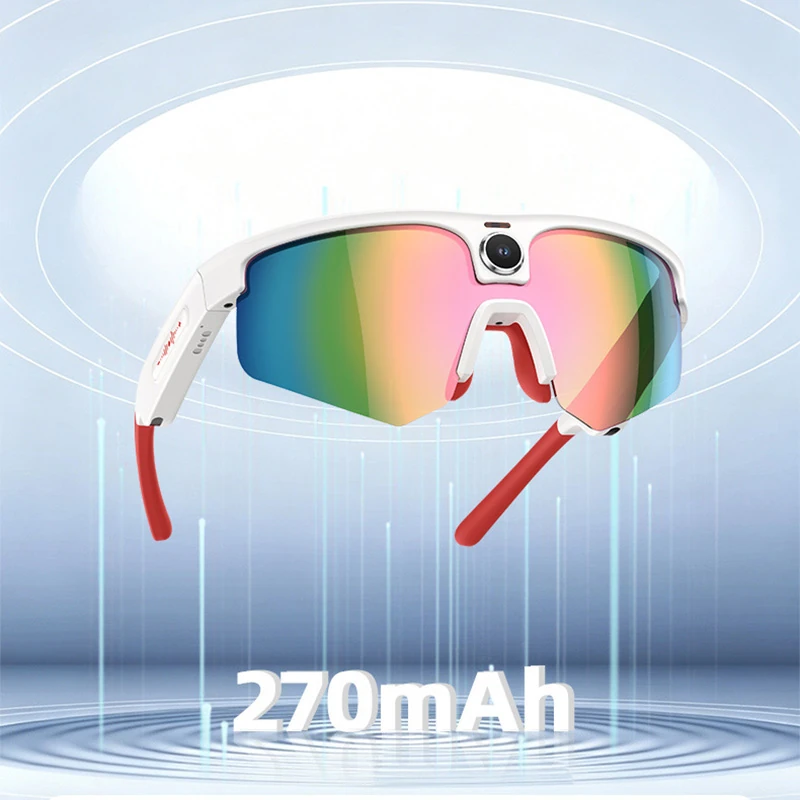 Q02 Outdoor Smart Glasses (13MP Camera): Features reverse-charging case, photo/video capture, image viewing, translation, object recognition, and AI assistant.
