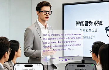 Break down communication barriers! AI translation glasses help you effortlessly secure major contracts in multinational corporate procurement, as well as in the tourism, culture, and exhibition sectors.
